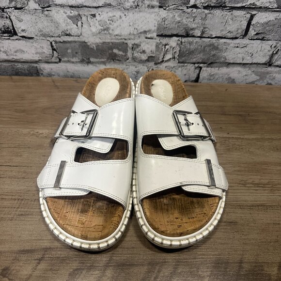 EUC Chole White “Rebecca” Sandals Women's Size 41 - Picture 2 of 16